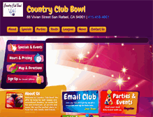 Tablet Screenshot of bowlmarin.com